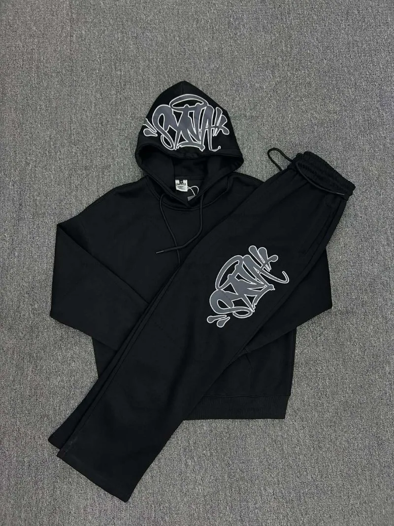 

Rock Hip-hop Harajuku High Street Fashion Trendy Brand Oversized Sweatshirt Women Y2K New Retro Casual Loose Wide-leg Pants Men