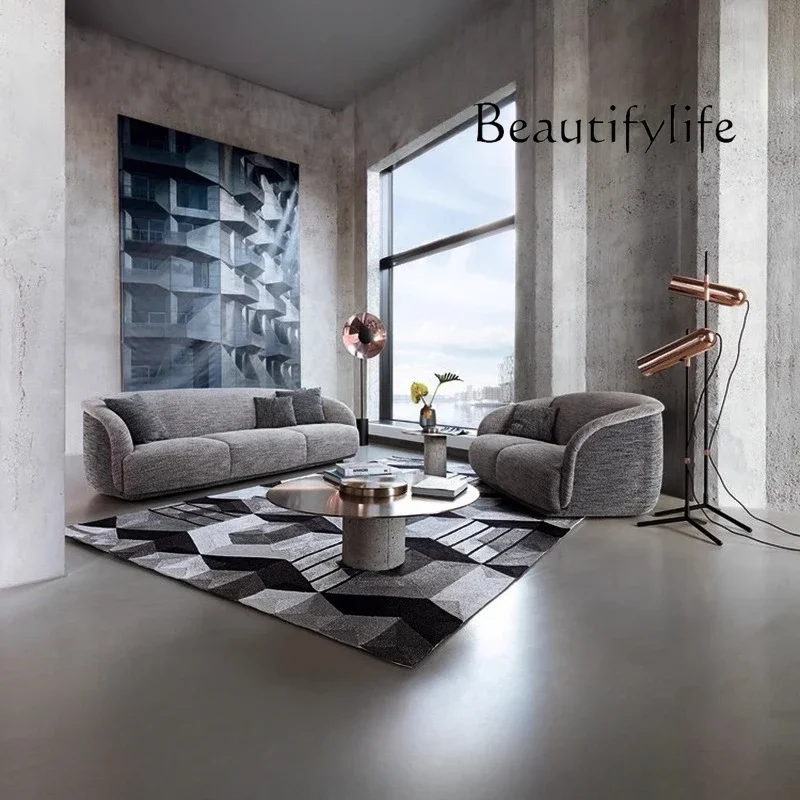 X Nordic Designer Modern Terrazzo Coffee Table Living Room Villa Sofa Light Luxury Creative Corner Table