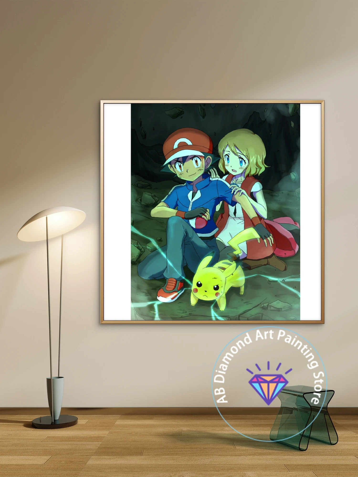 الكرتون بيكاتشو السنجاب أنيمي الماس مجموعة الرسم 5D DIY الماس التطريز الصليب اليدوية الفن هدية رائعة ديكور المنزل #2
