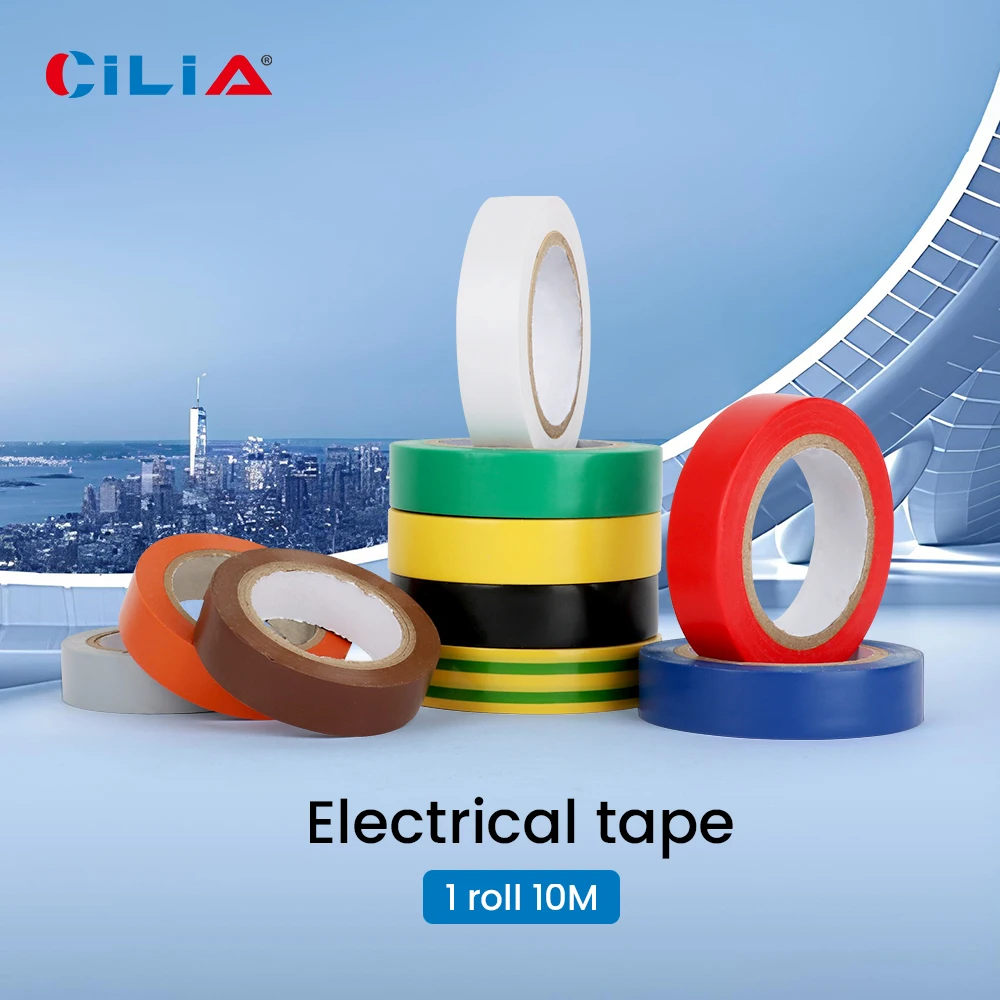 Eco Friendly Colored PVC Tape, Waterproof Flame Retardant Insulated Electrical Adhesive, 1 Piece Multipurpose Tape