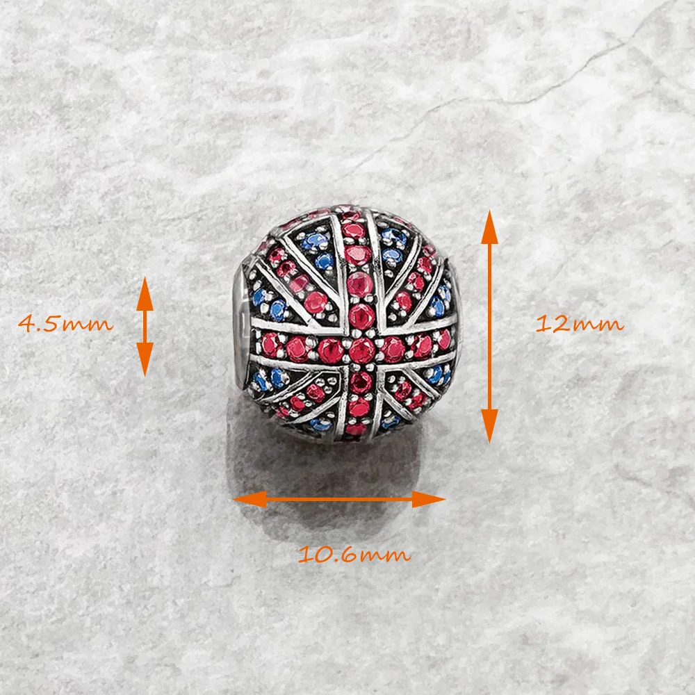 Perle Brit Zirkon Pave 925 Sterling Silber Geschenk für Frauen Männer Europa Karma Charms Schmuck Zubehör – Detail 2