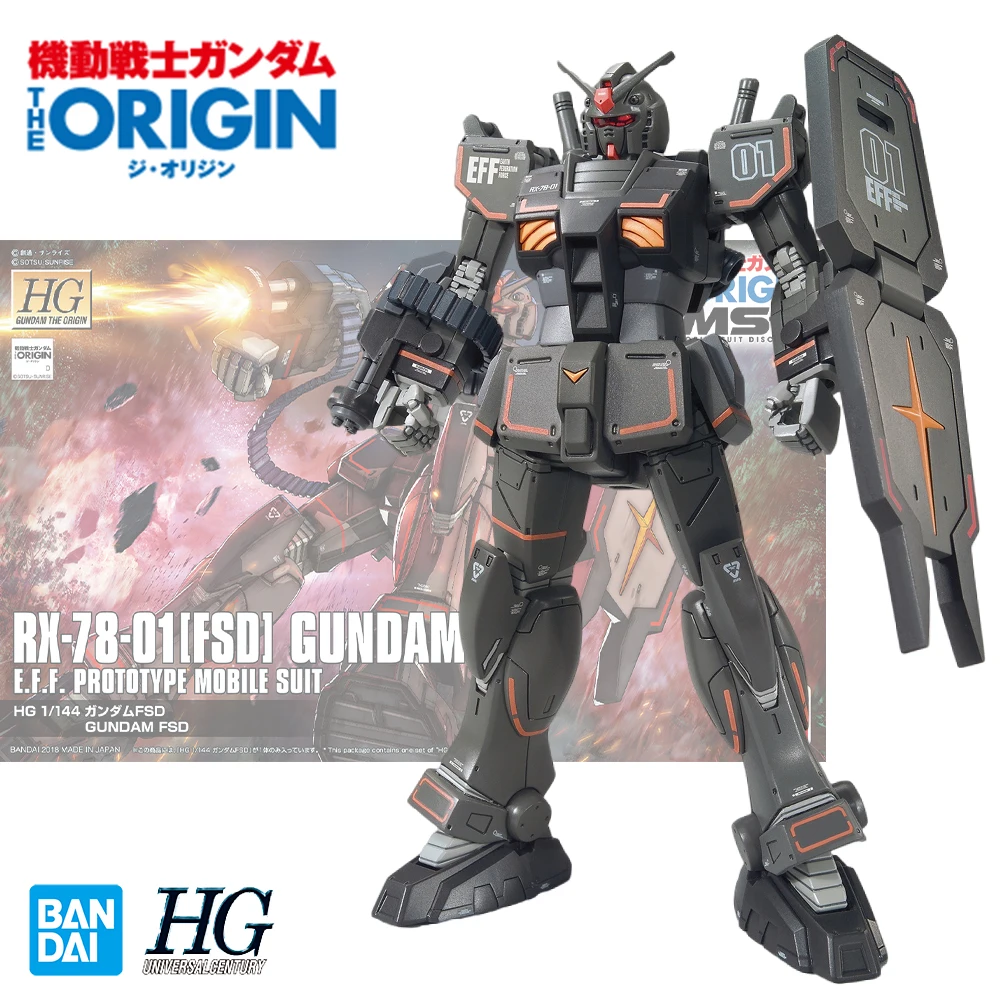 

Оригинальная экшн-фигурка Bandai HG 1/144 RX-78-01[FSD] GUNDAM FSD аниме сборная Игрушечная модель Коллекция декоративные игрушки подарки