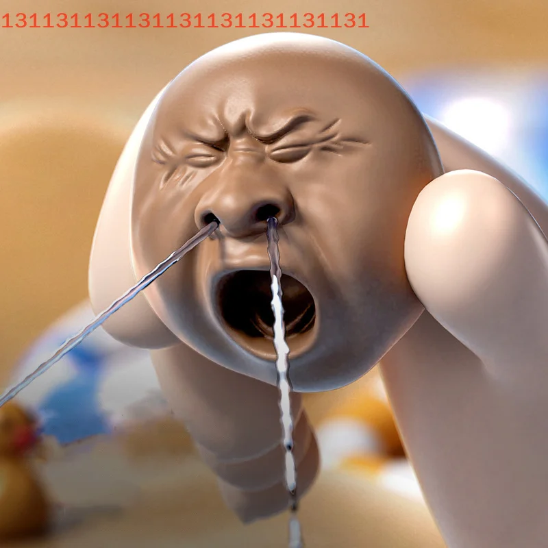 Tee Haustier Tee Haustier Wassersprüher Kleiner Kopf Tee Einfach zu befüllen Wasser Soaker Spielzeug Kunststoff Hässliche Teekanne Wassersprinkler Spielzeug Jungen Mädchen