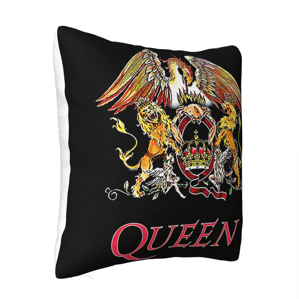 Sale Queen Classic Crest Rock Band Freddie Mercury Brian May Discount 100 Cotton Breathable Fitness Movie Pillow Case