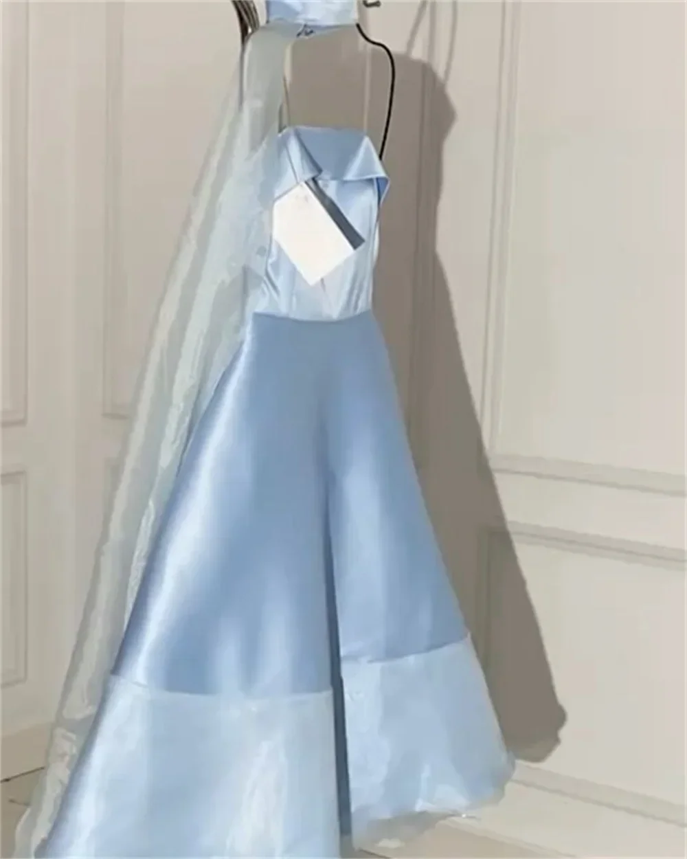 Vestido Formal de noche para baile de graduación, falda hasta la rodilla, espalda abierta, cinta drapeada, sin mangas, contorneado a la medida, Occas