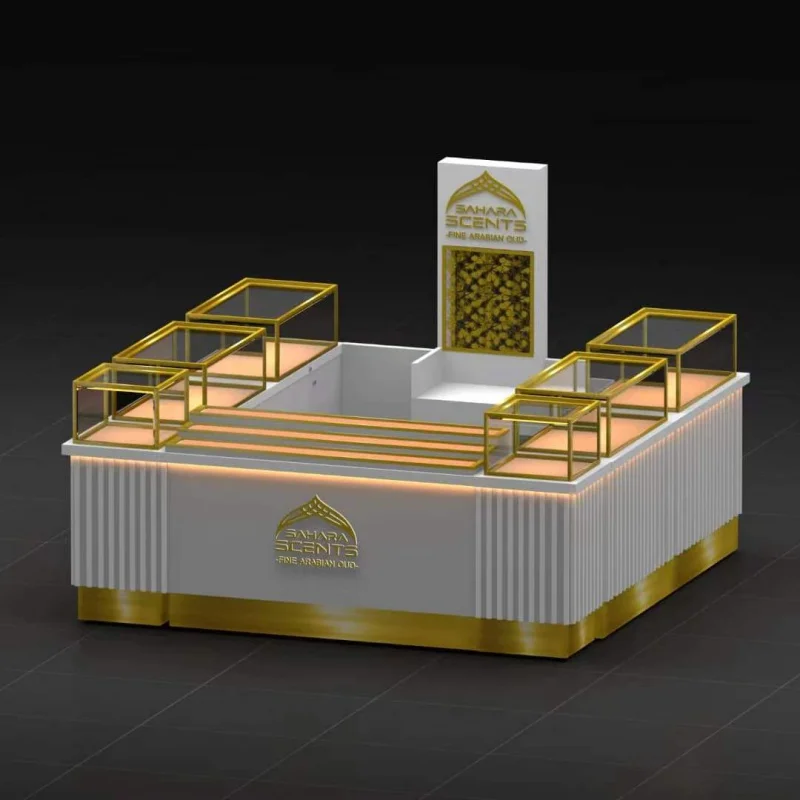 

Custom. customized retail luxury perfume shop design jewelry store display showcase fragrances mall kiosk for perfume