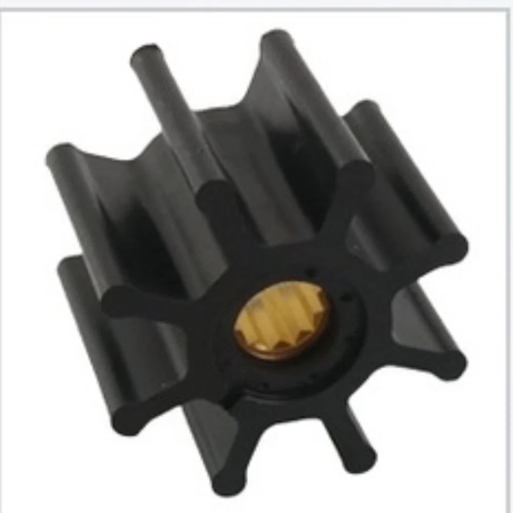Replacement Marine Water Pump Impeller Made of Flexible Black Rubber 877061 875593 3841697 Size 6.55 x 1.58 cm