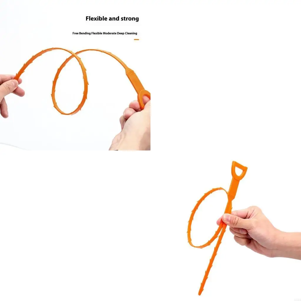 

Дренажный инструмент для снятия волос с обратными колючими спиралями дизайн для душевой раковины трубки гибкая эргономичная u