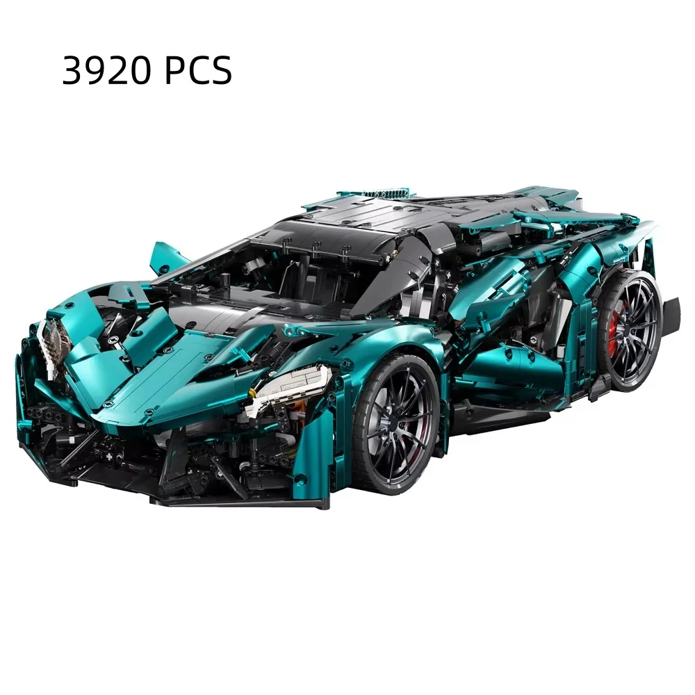 10558 Simulated Sports Car Model Building Blocks DIY Assembly Bricks Mechanical Vehicle Educational Puzzle Toy Gift For Teenager