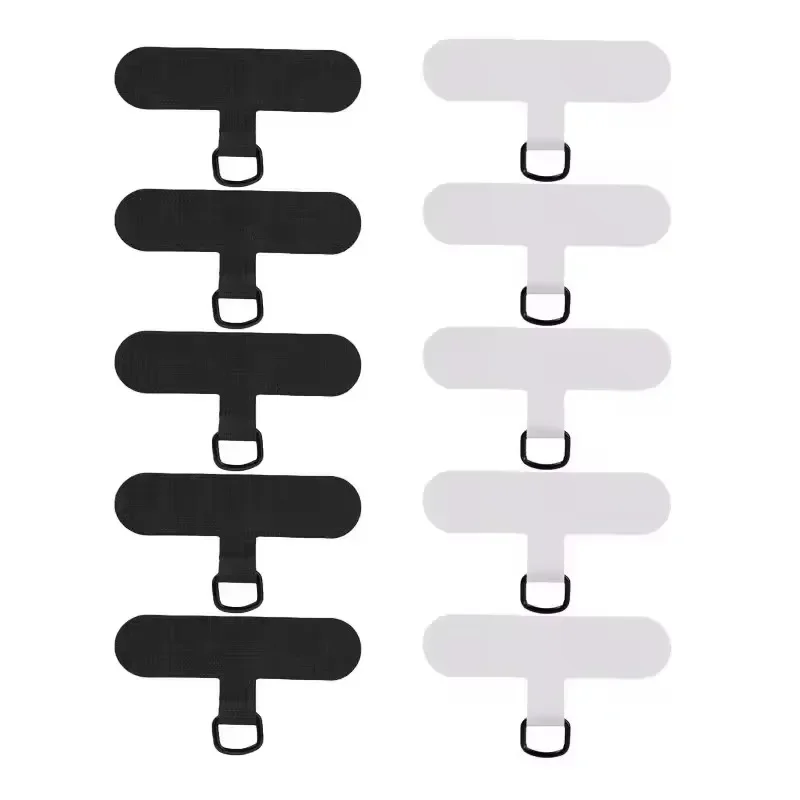 10/5/1 Stück Universelles TPU Handy Anti-Verlust-Lanyard Kartenhalter Nylon Abnehmbares Handy-Hängeband Patch Tether Pad