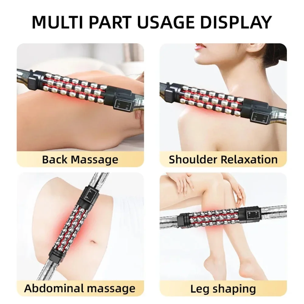 Neues 36 W entspanntes rotlicht beheiztes Massagegerät Rollmassagegerät 360 ° Rotierende innere Kugelrolle für den gesamten Körper gegen Cellulite – Detail 3