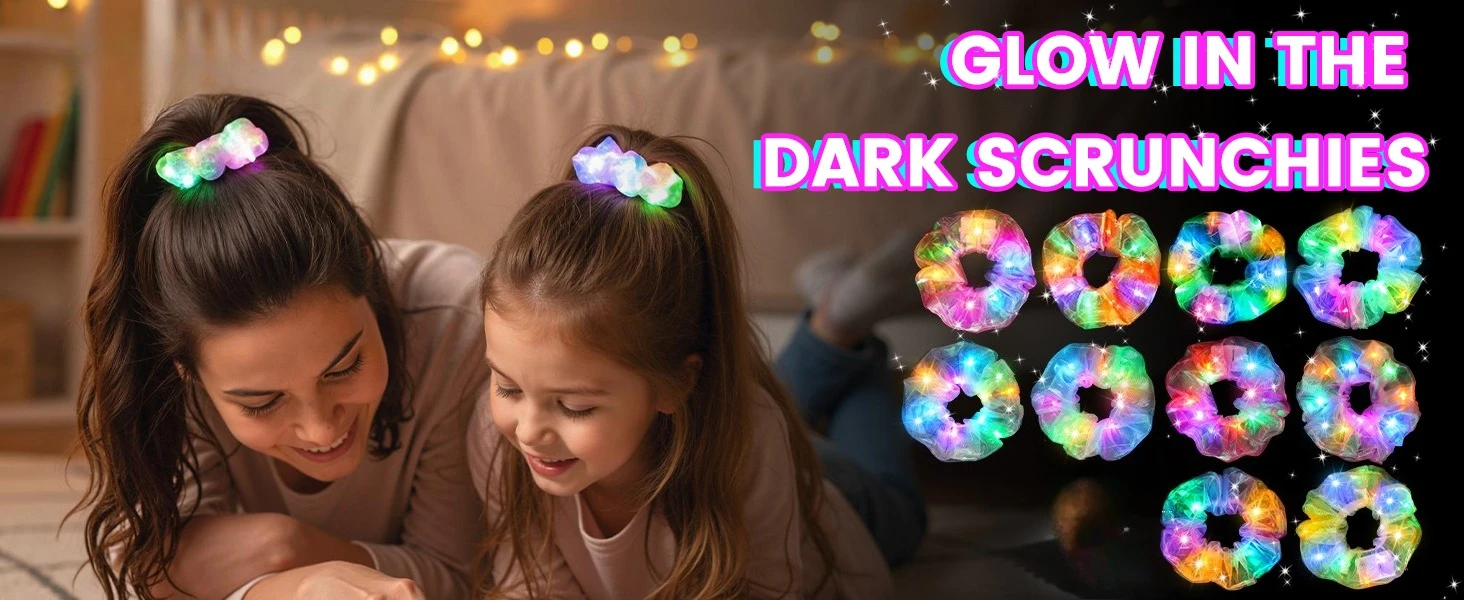 light up scrunchies