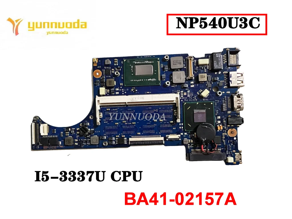 

Original For Samsung NP540U3C laptop motherboard I5-3337U CPU BA41-02157A Tested Good Free Shipping