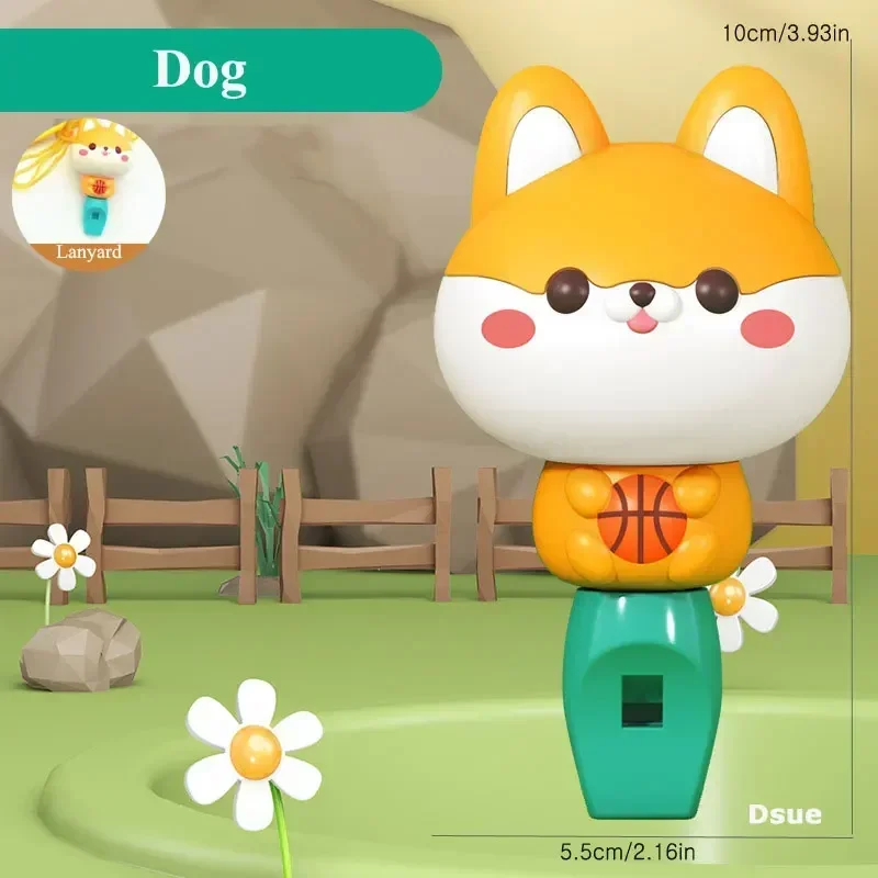 かわいい動物ウサギの笛恐竜/犬の笛を吹く子供のための早期学習楽器のおもちゃ幼児用 1-3 ギフト