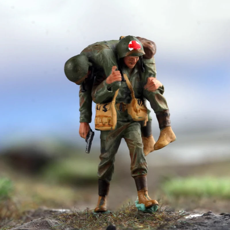 

Фигурка солдата из смолы в масштабе 1/72, подходит для коллекционирования и декоративных подарков на сцены танка и вертолета.