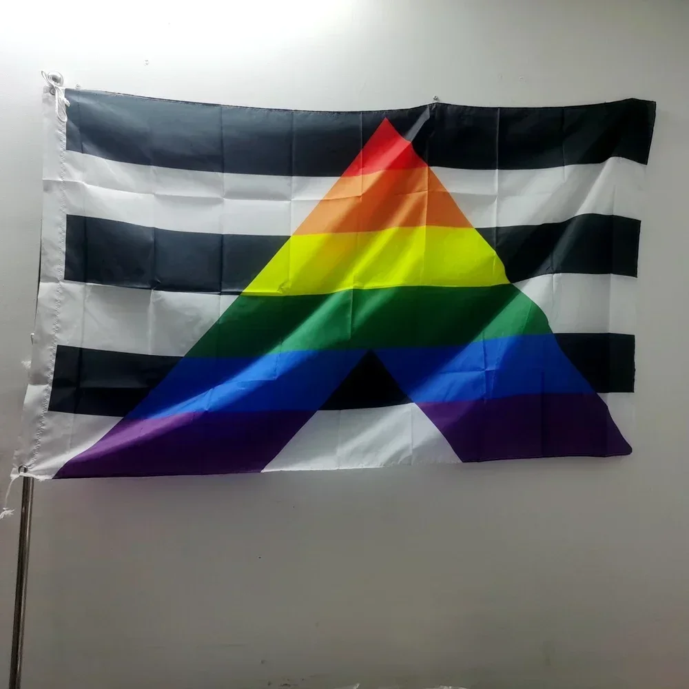 

Rainbow Flag for Gay Pride - Show LGBTQ Solidarity & Support LGBTQ Rights! Ideal Outdoor Decor for Straight Allies and LGBTQ