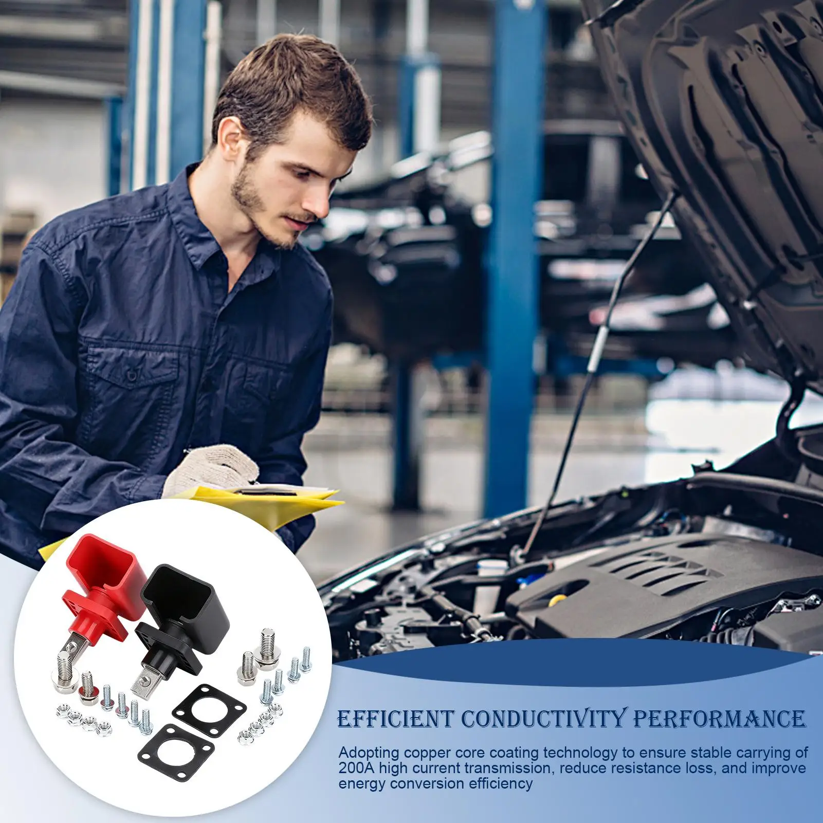 

Energy Storage Terminal Block Safe Connection Equipment High Current Copper Terminal for Outdoor Energy Storage System Marine RV