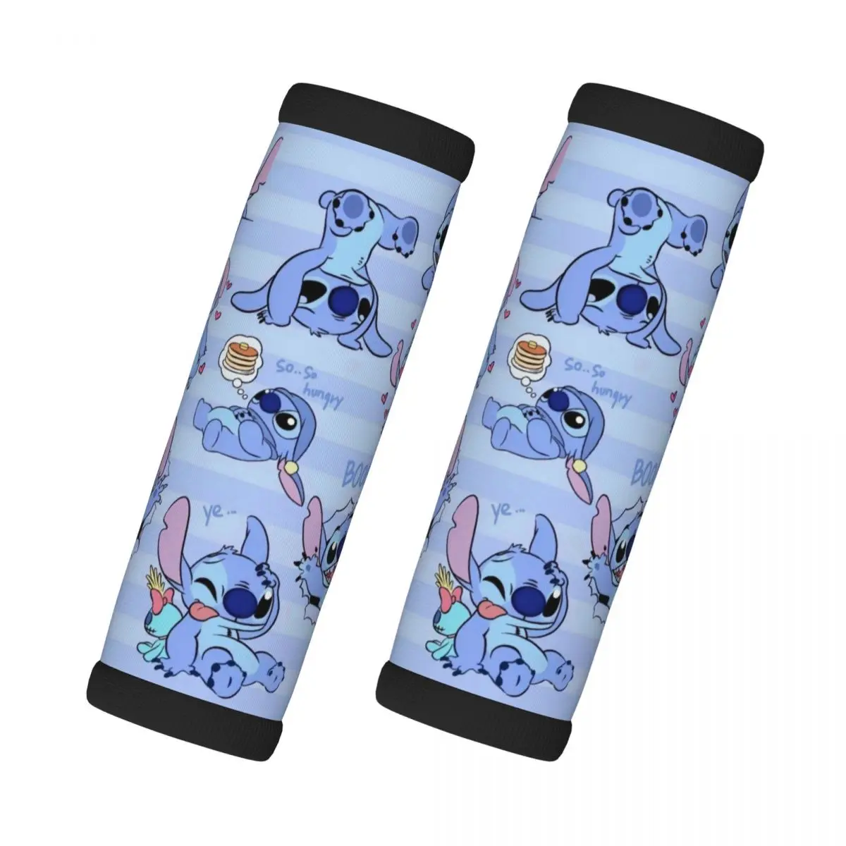 

Custom Stitch Manga Anime Luggage Handles Wrap Grips 2 Pcs Handle Grip For Travel Bag Luggage Suitcase Airplane Soft