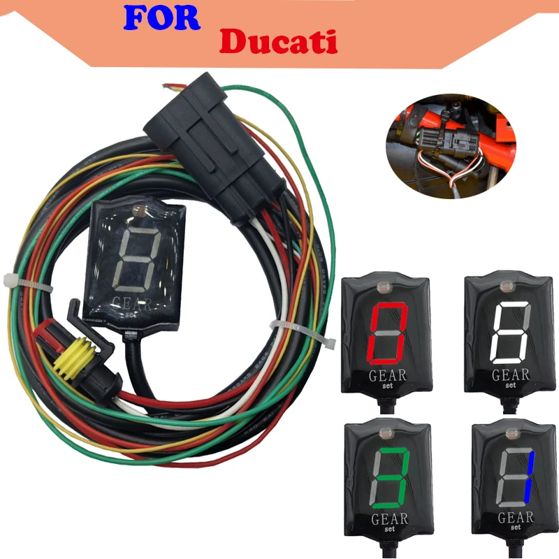 

For Ducati Monster 400 620 695 1000 S4R S2R Super bike 749 999 ST3 ST4S Gear indicators