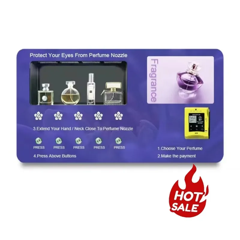 우아한 독립형 향수 자판기 스탠드 고급 디자인 - 쇼핑몰용 고급 옵션 인기 제품
