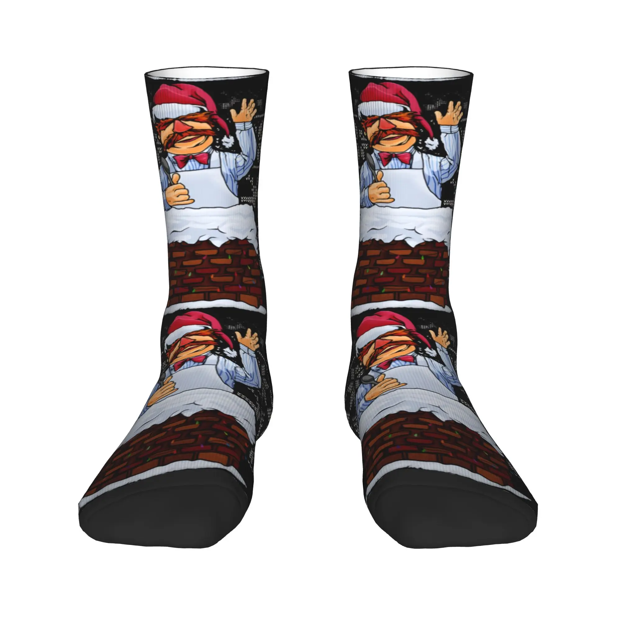 Vert Der Ferk Socks  Design Stockings Anti-Slip Women Men Socks Medium Soft Winter Vintage Cycling Socks