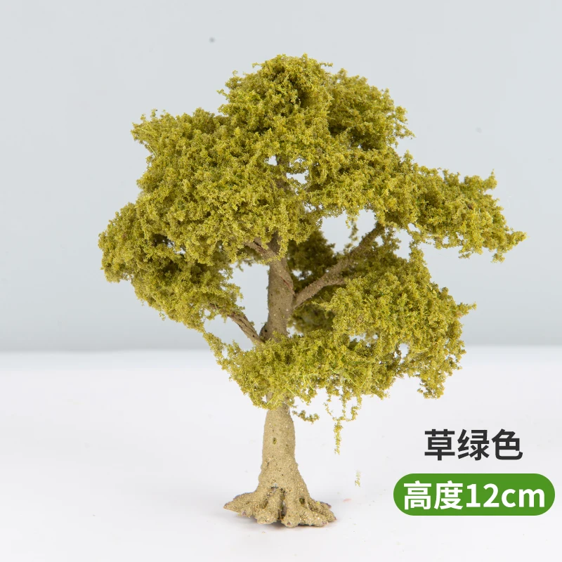 10cm 15cm Miniatur Draht Baum Modell grünen Baum Landschaft Dekoration Berg Sand Tisch DIY Material Material Eisenbahn Layout