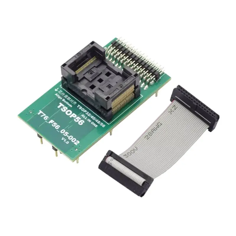 For Xgecu T76 Programmer Tsop32 Tsop40 Tsop48 Tsop56 ZIF Adapter Burning Socket