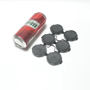 مقبض بلاستيكي رباعي 6 زجاجات مقبض بيرة معلبة 54 مم أدوات حمل مقاومة للغبار مقبض بلوميل محمول قابل لإعادة الاستخدام لعلبة فحم الكوك أفضل 10 مبيعات لمحفظة كوكا - رقم 10