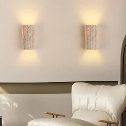 Wabi Sabi Natural Stone Wall Light for Living Room Bedroom Stairs Corridor Indoor Art Decoration Wall Lamp Home Bedside Sconces
