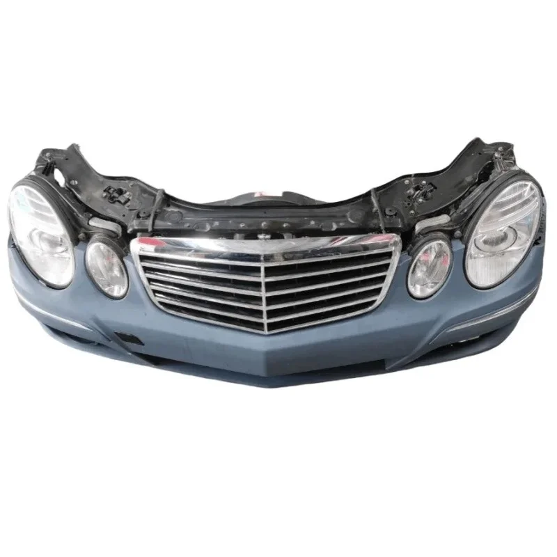 For  E-Class W211 E280 Original  Front Nose Assembly Front Bumper Grille Headlight Fog Lamp Water Tank Frame