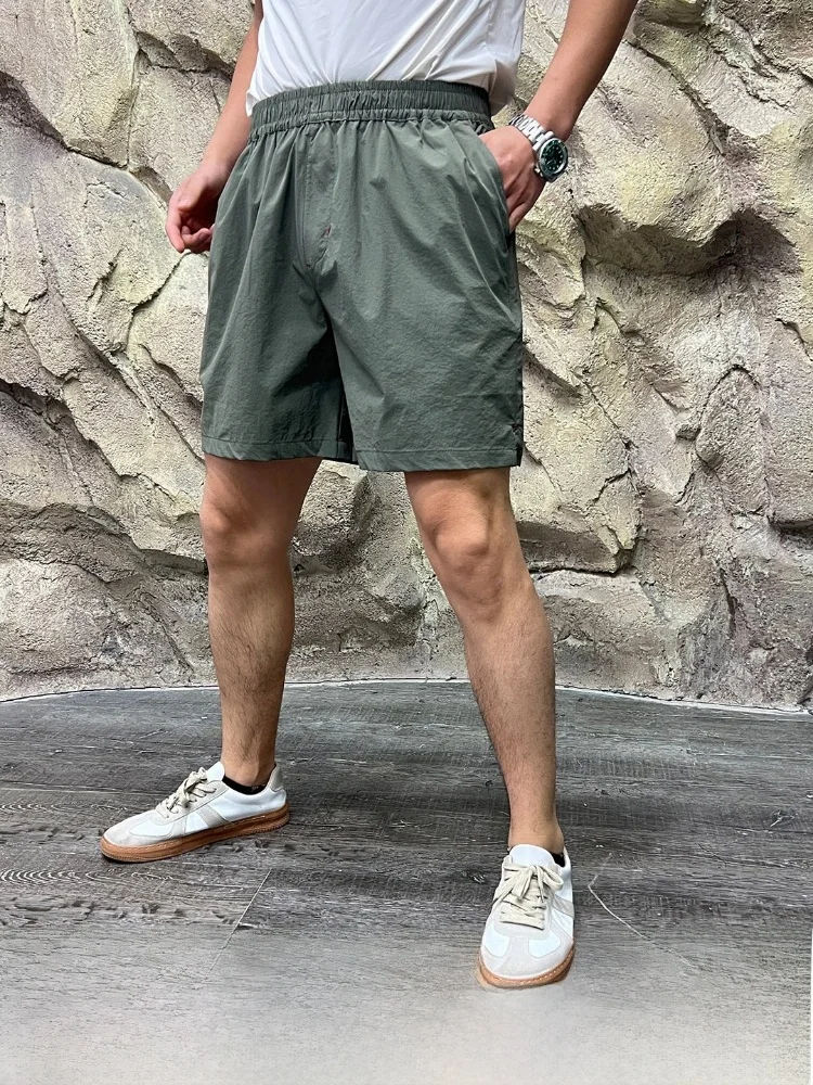 Quick Dry Lightweight Comfortable Men's Summer Casual Shorts Breathable Patchwork Sporty Versatile Stylish Shorts