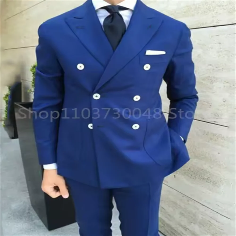 موضة جديدة الأرجواني رجال الأعمال دعوى العريس وصيف حفل زفاف حفلة موسيقية مناسبة رسمية البدلات الرسمية الذكور 2 قطعة مجموعة السترة السراويل