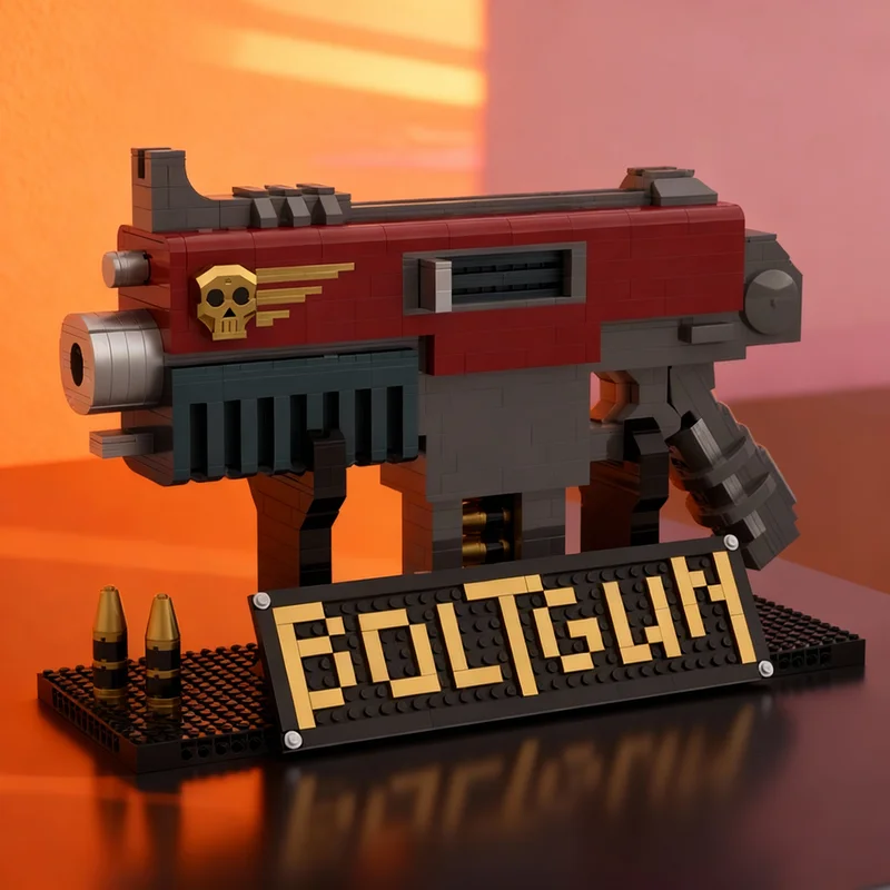 

1294 детали MOC: Конструктор «Космические десантники: Готические оружия» в стиле научной фантастики. Рождественский подарок, вдохновляющий на безграничную творческую мысль.