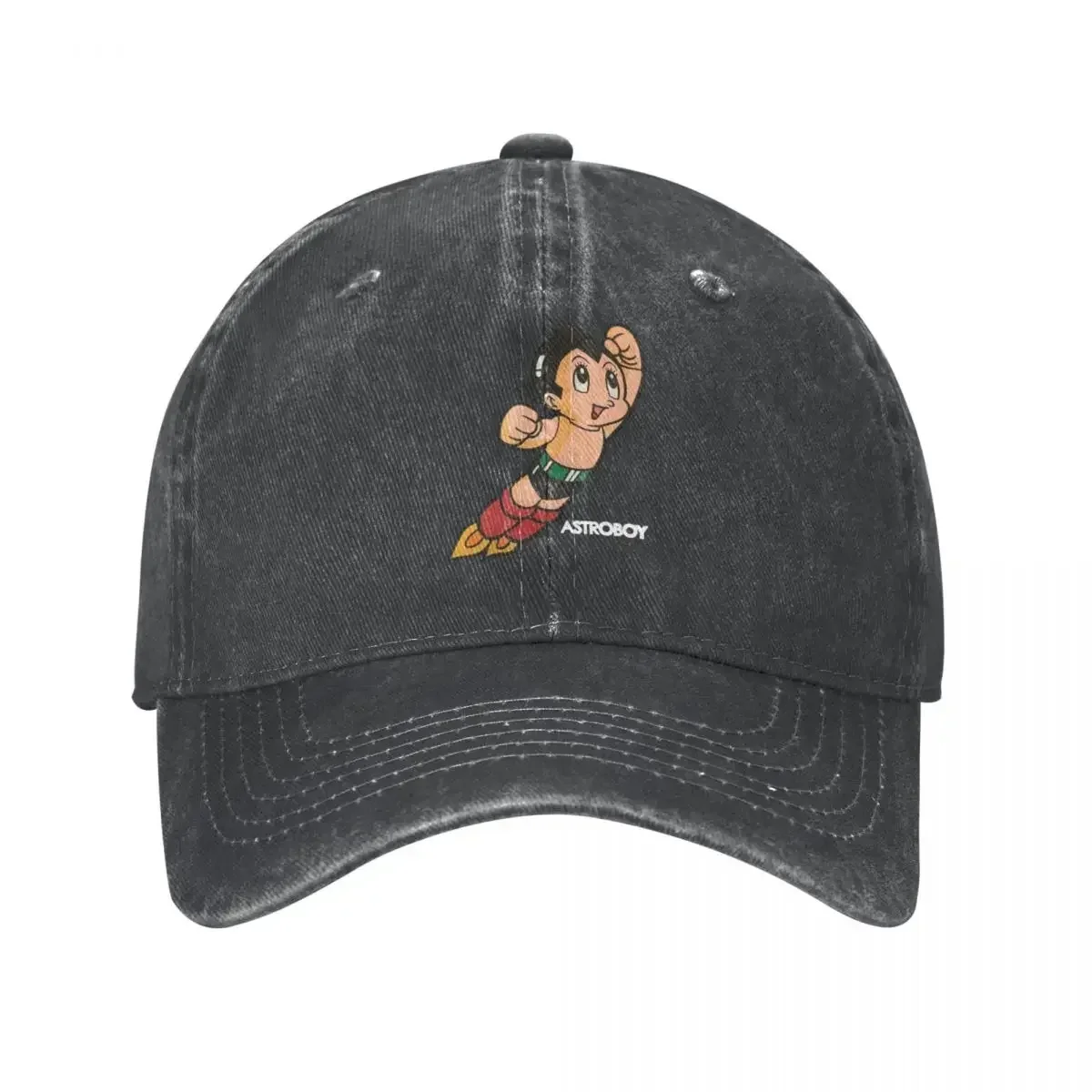 Vintage Astroboy Robot Baseball Cap Astro Boy Space Manga Distressed Washed Caps Hat Vintage Outdoor Unstructured Snapback Hat