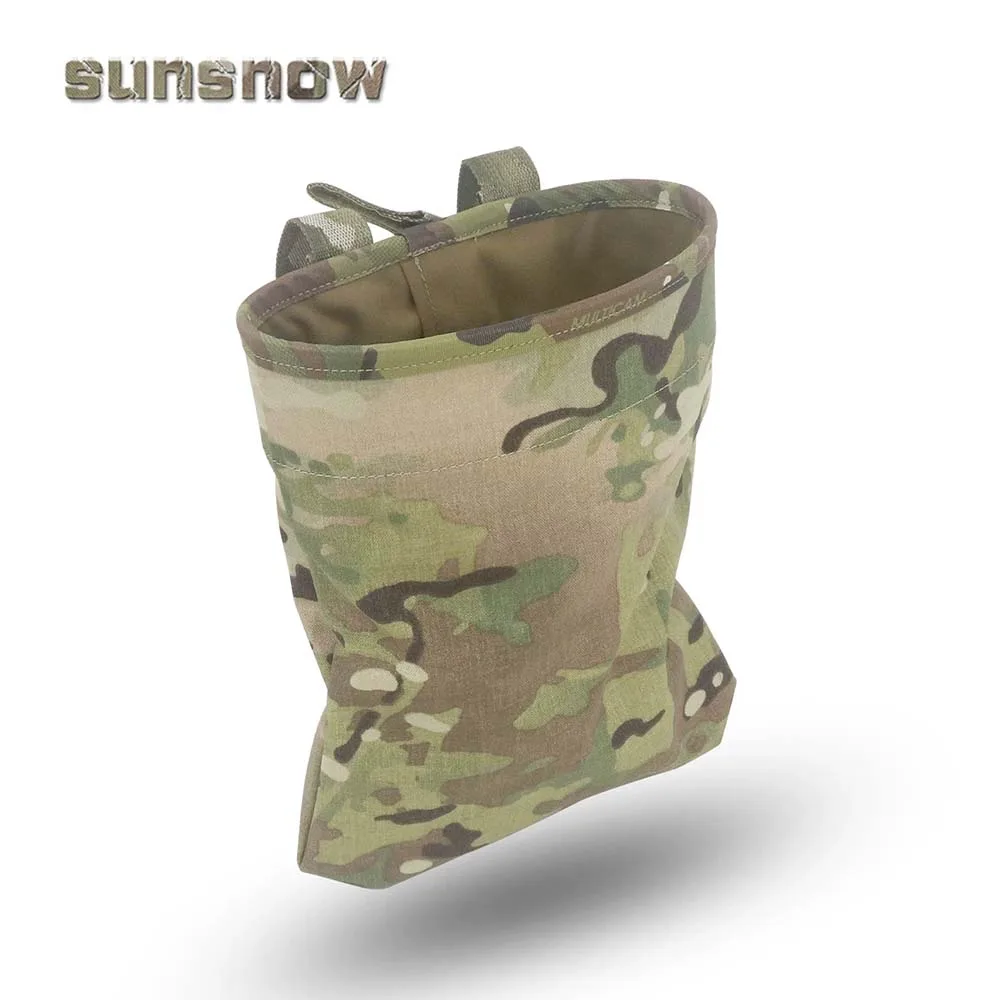 

Outdoor Tactical Dump Pouch Foldable recycling bag Waist Molle Pouch Storage Bag Imported 500D Nylon