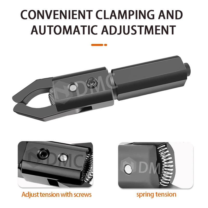 CNC Lathe Springs Inlaid Alloy Claws Strengthen Claw Automatic Feeder Round Handle Square Handle Puller Gripper 16/20/25/32 Tool