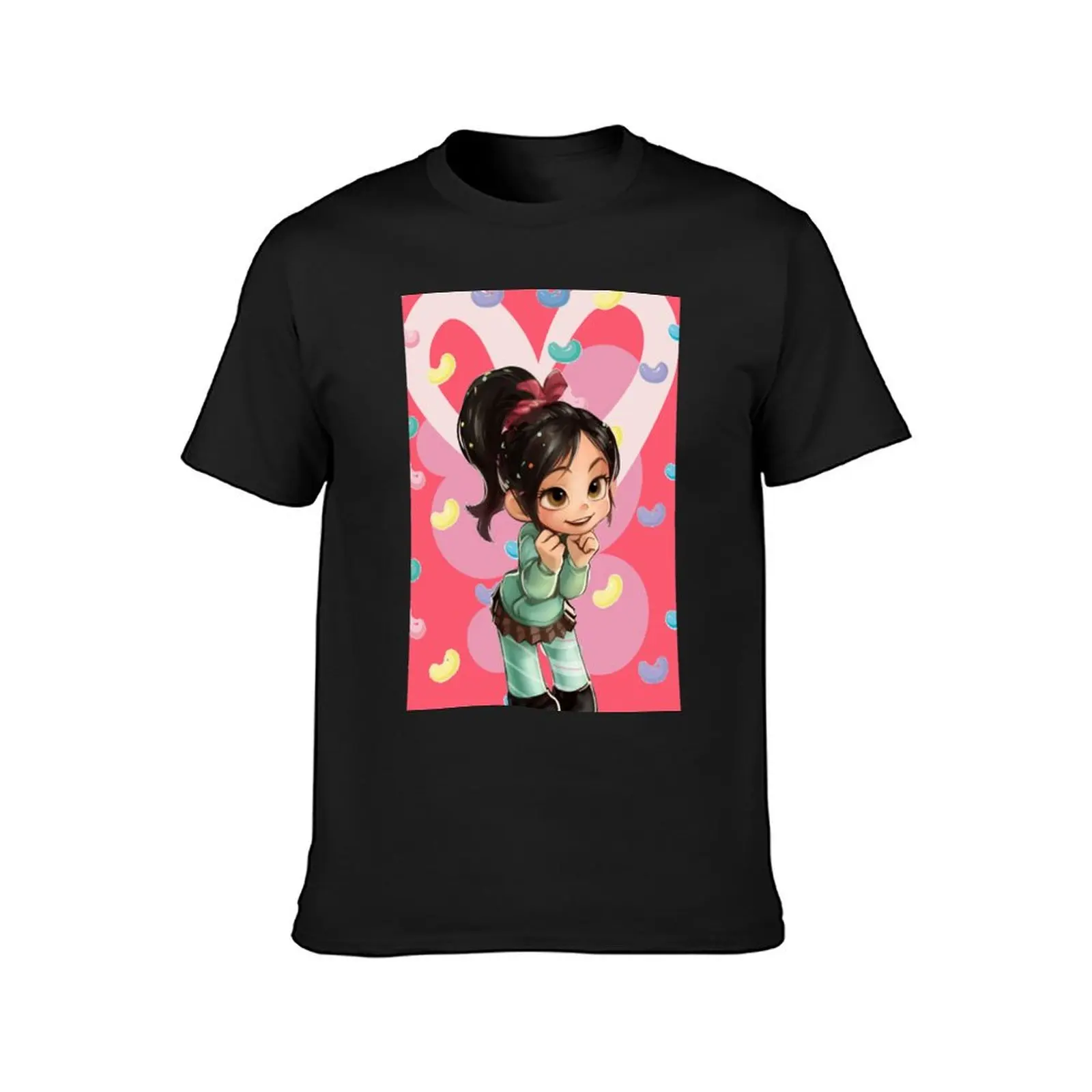 Sweet Vanellope Von Schweetz T-Shirt for a boy Aesthetic clothing cute clothes Short sleeve tee men