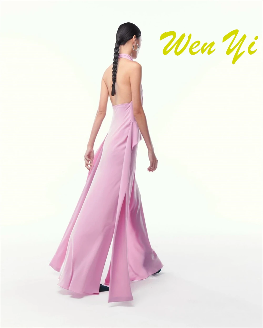 تخصيص بسيط جيرسي مساء اللباس أزياء الرسن أكمام فساتين المشاهير رائعة قطار الاجتياح فساتين المناسبات الخاصة