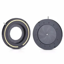 1.5-36mm Optical Iris Diaphragm Module Adjustable Manual Aperture for Microscope Camera Laser