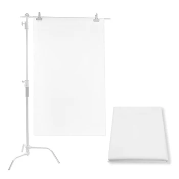 1.7X1M Photography White Diffusion Fabric Seamless Nylon Silk Light Modifier For Photography Lighting Softbox And Light Tents