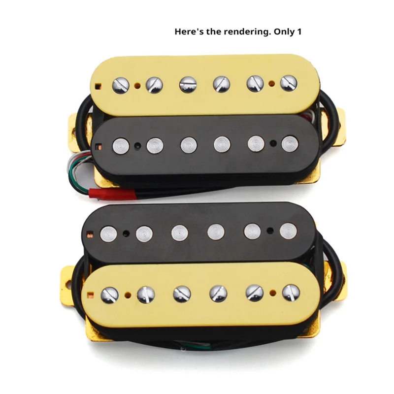 

A51Q-LP Series Electric Guitar Double Block Pickup Six String Electric Guitar Double Coil Pickup Frameless