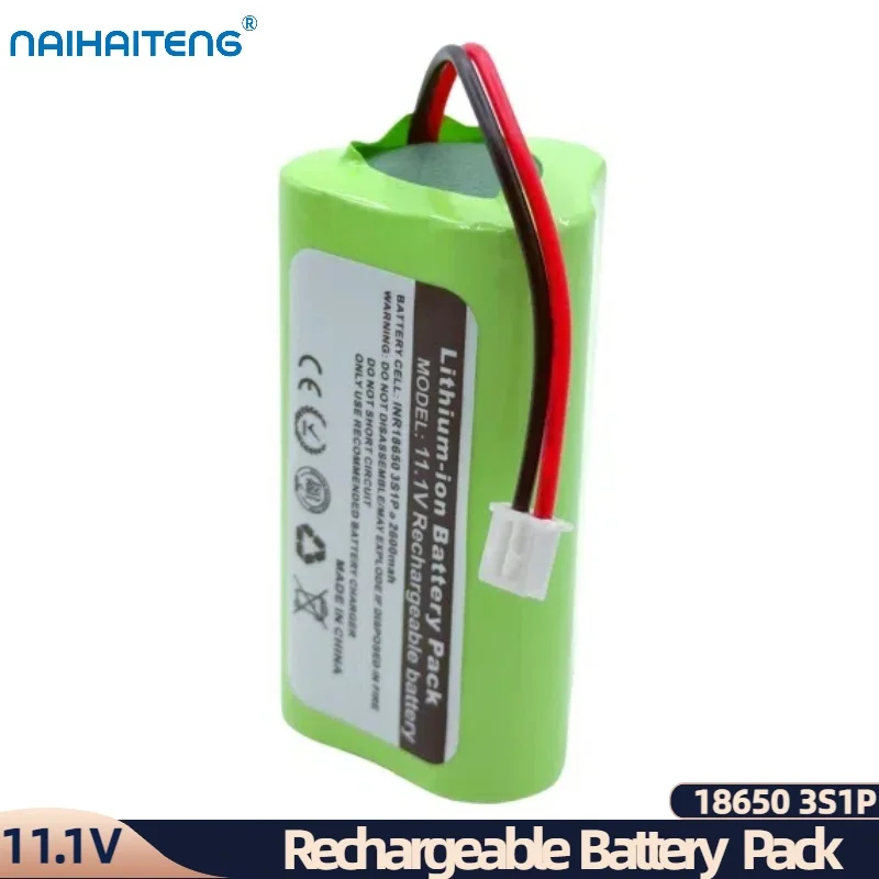 Batteria ricaricabile agli ioni di litio da 11,1 V 10,8 V 2600 mAh 18650 3S1P per spazzatrice Midea R1-L061D/E Acquisto all\'ingrosso personalizzabile