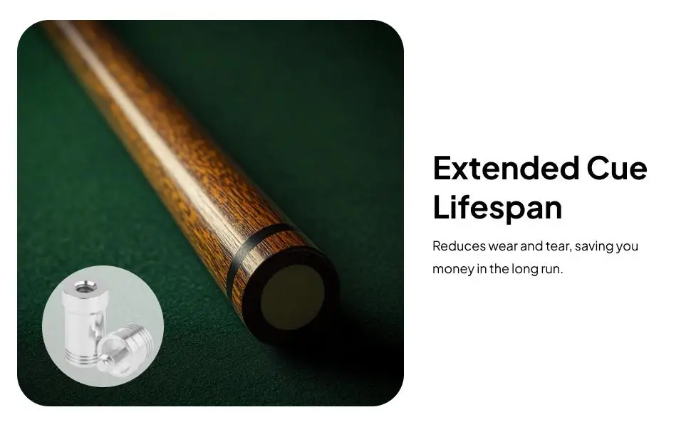 

Protective Billiard Cue Joint Cap Pool Cue Accessories Thread Protector for Snooker Repair Tools
