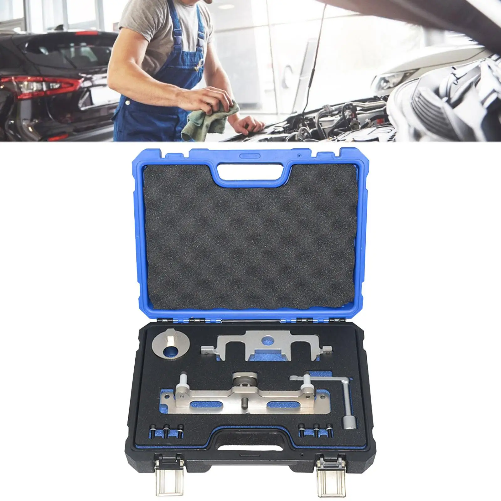 

Camshaft Sprocket Locking Tool Kits Practical Wear Resistant Multipurpose for Truck 1.8/2.1 Cdi Engines Vehicle Accessories