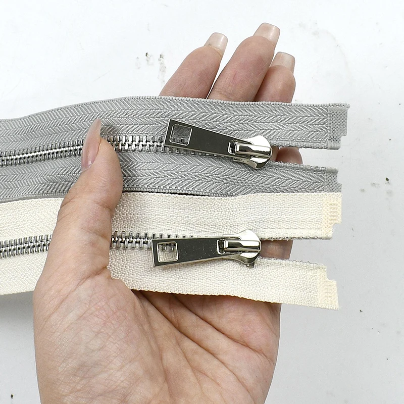 

5Pcs Meetee 5# Metal Zippers 15-80cm Close/Open-End Zips Clothes Jeans Zip Bag Closure Zipper Repair Kit DIY Sewing Accessories