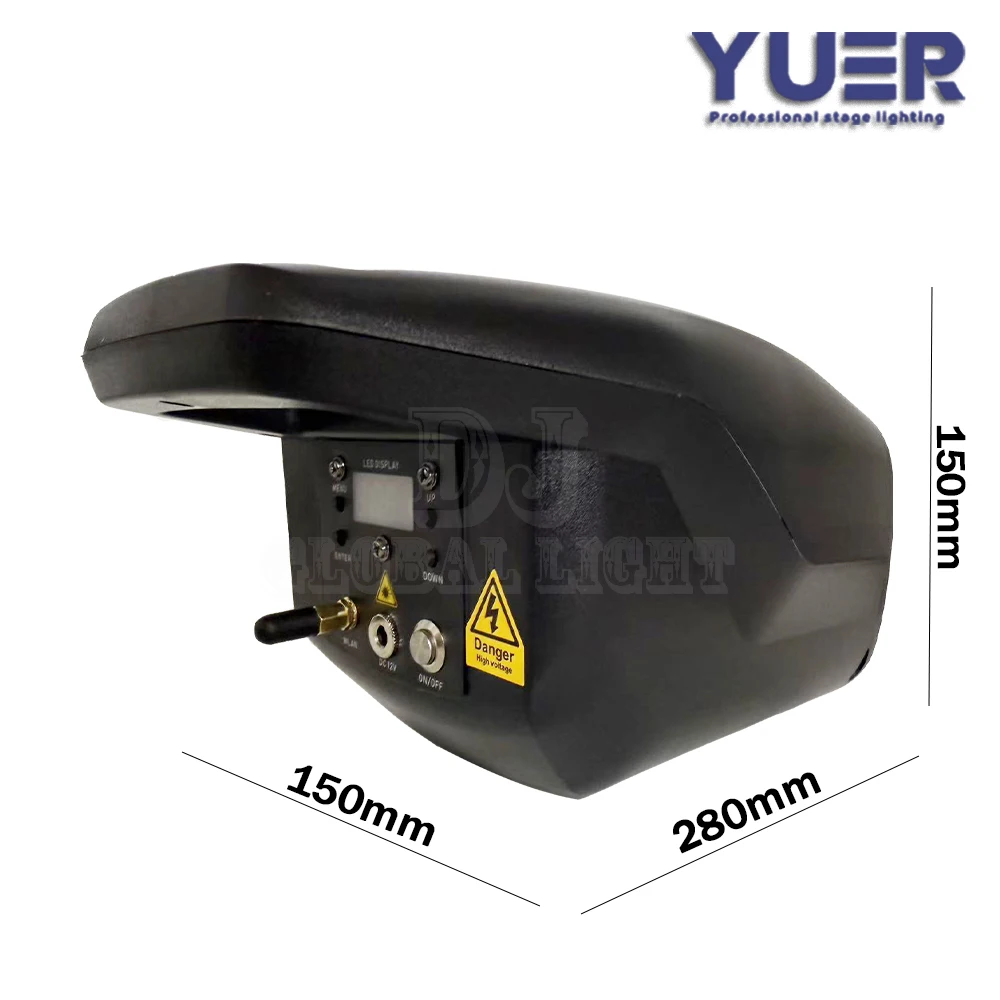 Handheld 3W RGB Laser Light 15KPPS Rechargeable APP control Gobo Logo DIY Lighting for Party DJ disco Club stage Decoration