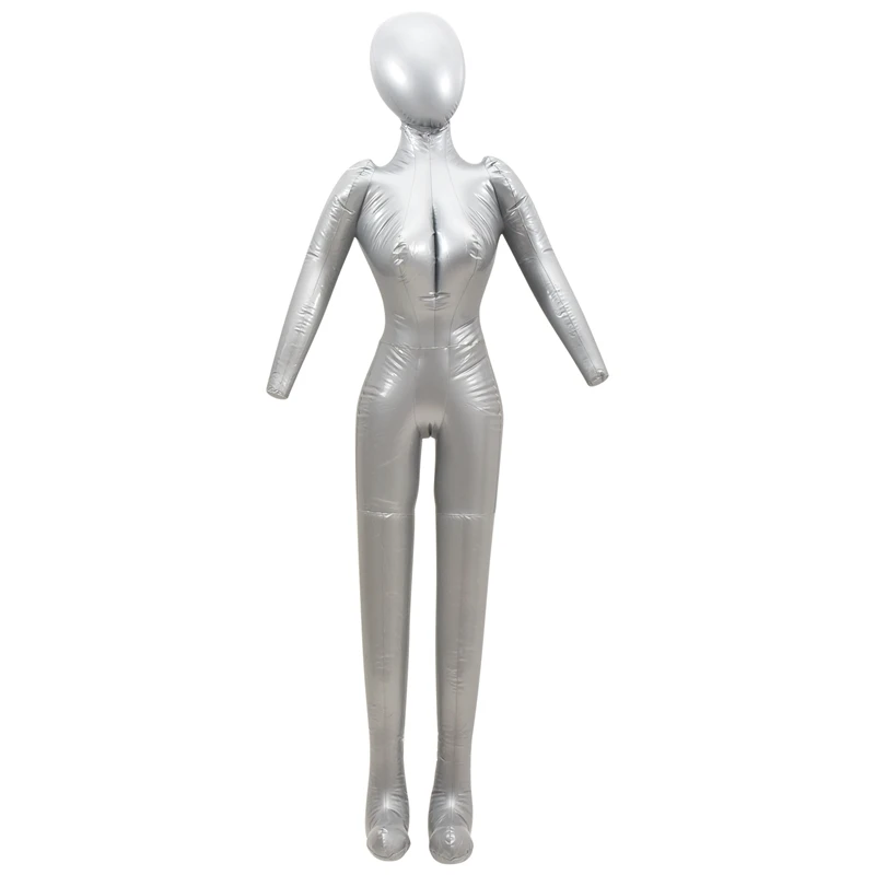 Inflatable Full Body Female Model with Arm Ladies Mannequin Window Display Props