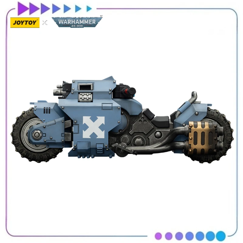 

【Pre-sale】JOYTOY 1/18 Action Figure Warhammer 40K Space Wolves Raider-pattern Combat Bike with Twin-linked Bolt Rifles Model