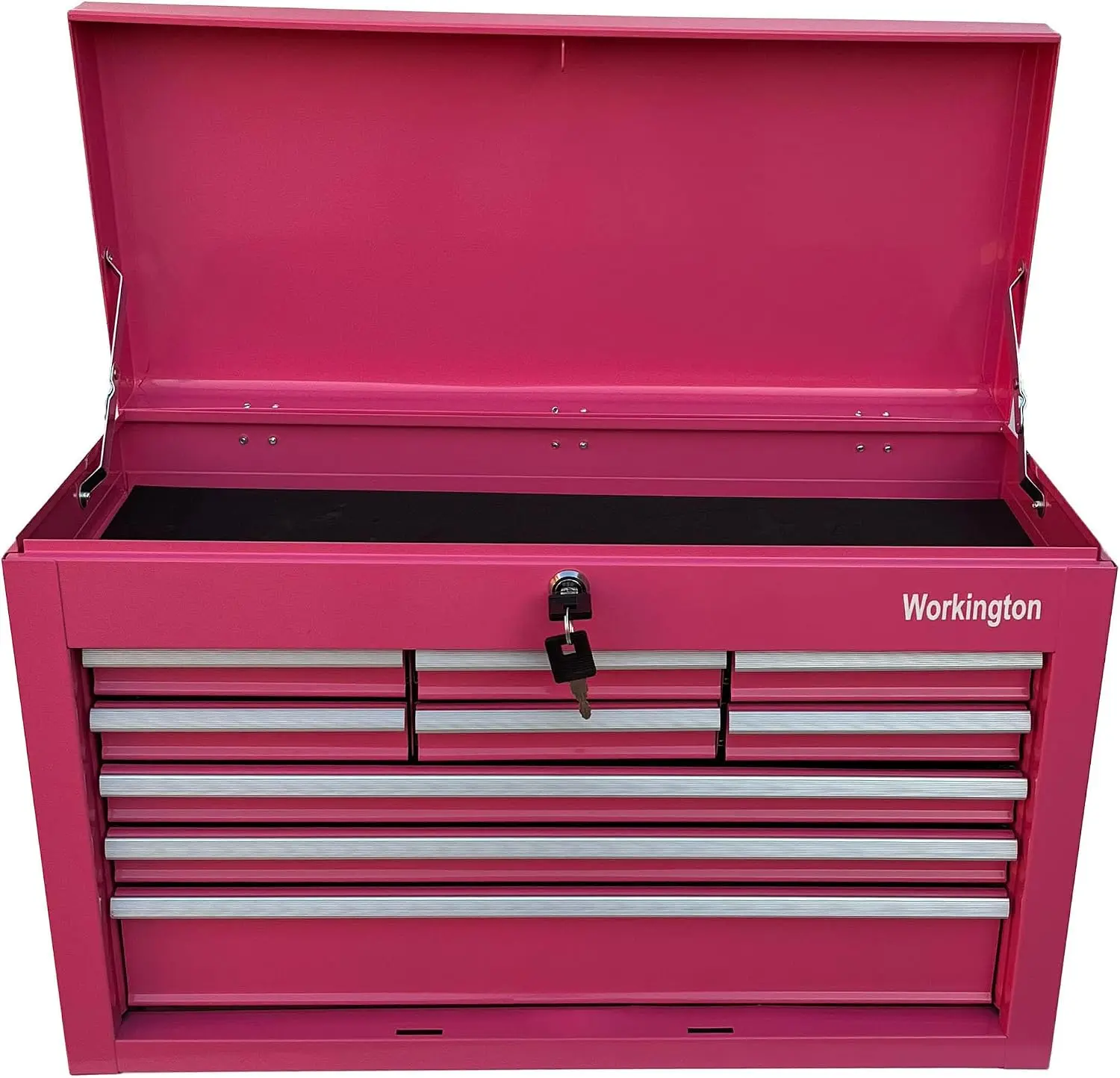 Portable Metal Tool Chest with 9 Drawers, 24
