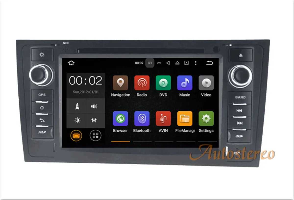 Carplay Android 14 For Audi A6 1997-2004 Auto Stereo Car Radio GPS Navigation Multimedia Player Head Unit Media